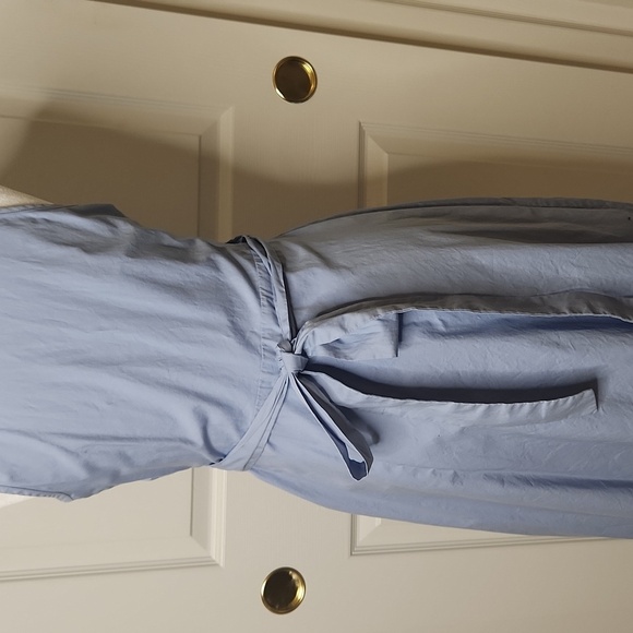 JustFab Women's Sky Blue Wrap Halter Dress Size XS - Picture 7 of 13